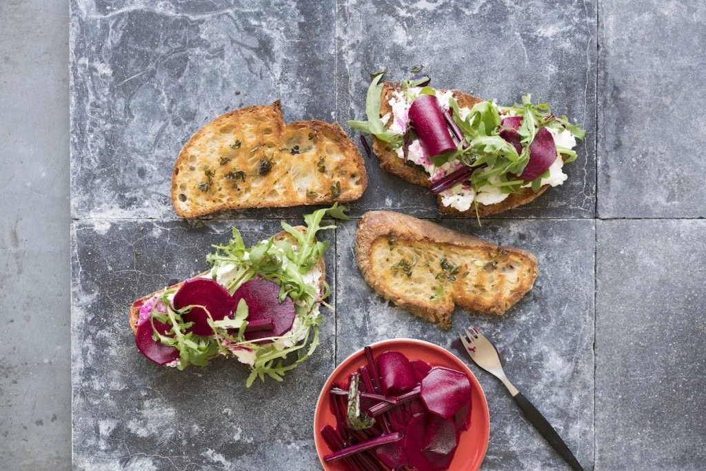 Supper Club: Goat’s cheese and pickled beetroot melt