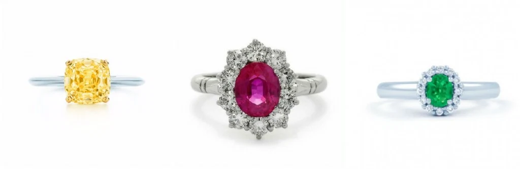 13 Colourful Engagement Rings For Bling With A Difference