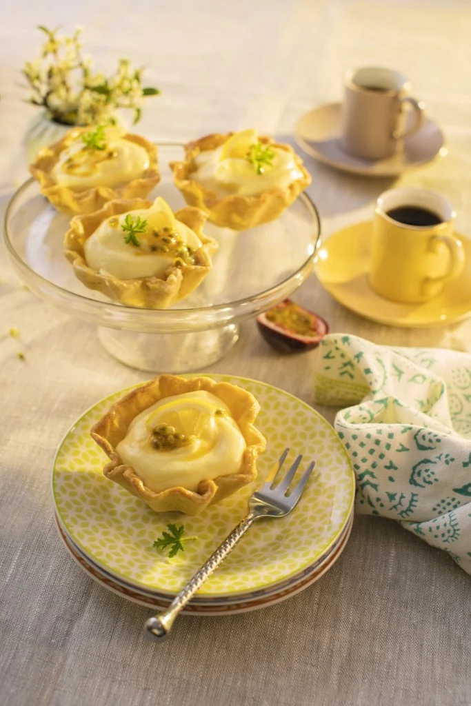 Recipe: Mango and Passionfruit Mousse Tartlets