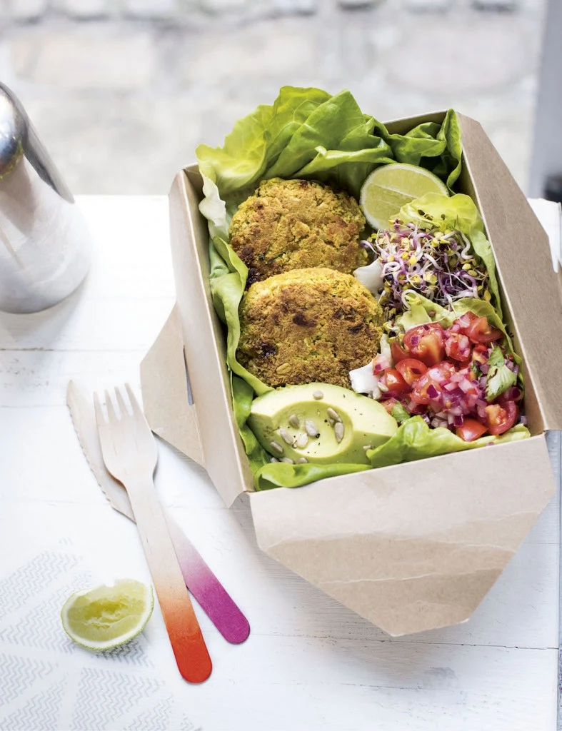 What to Make Tonight: Tandoori Chickpea & Courgette Burgers
