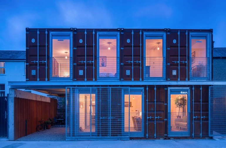 Inside the incredible shipping container house in Ringsend