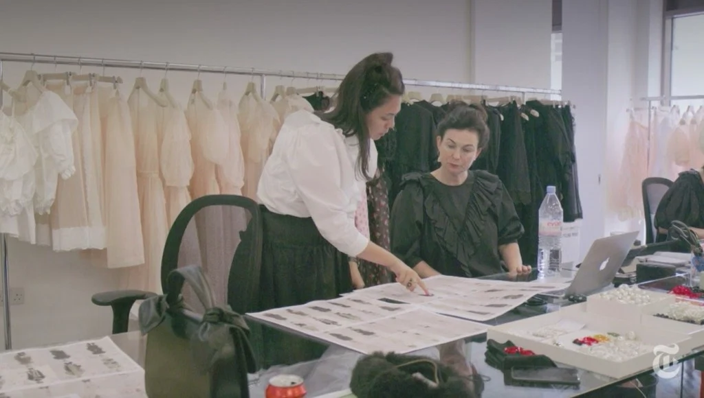 Take 3 And Step Inside Simone Rocha’s Tulle-Filled, Whimsical Studio