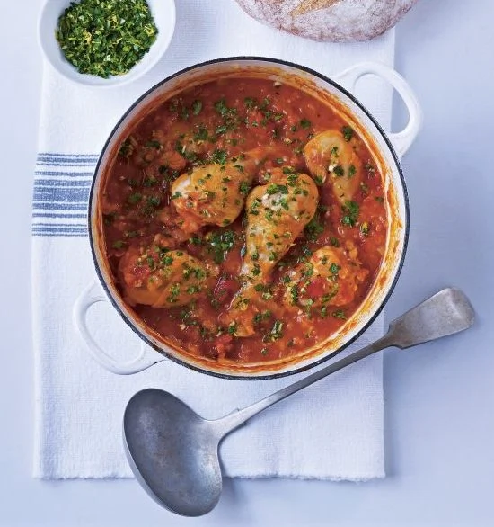 Slow Cooker Chicken And Lentil Stew With Gremolata