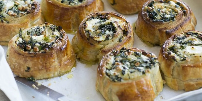 Simple Supper: Spinach & Pine Nut Rolls Simple Supper: Spinach & Pine Nut Rolls