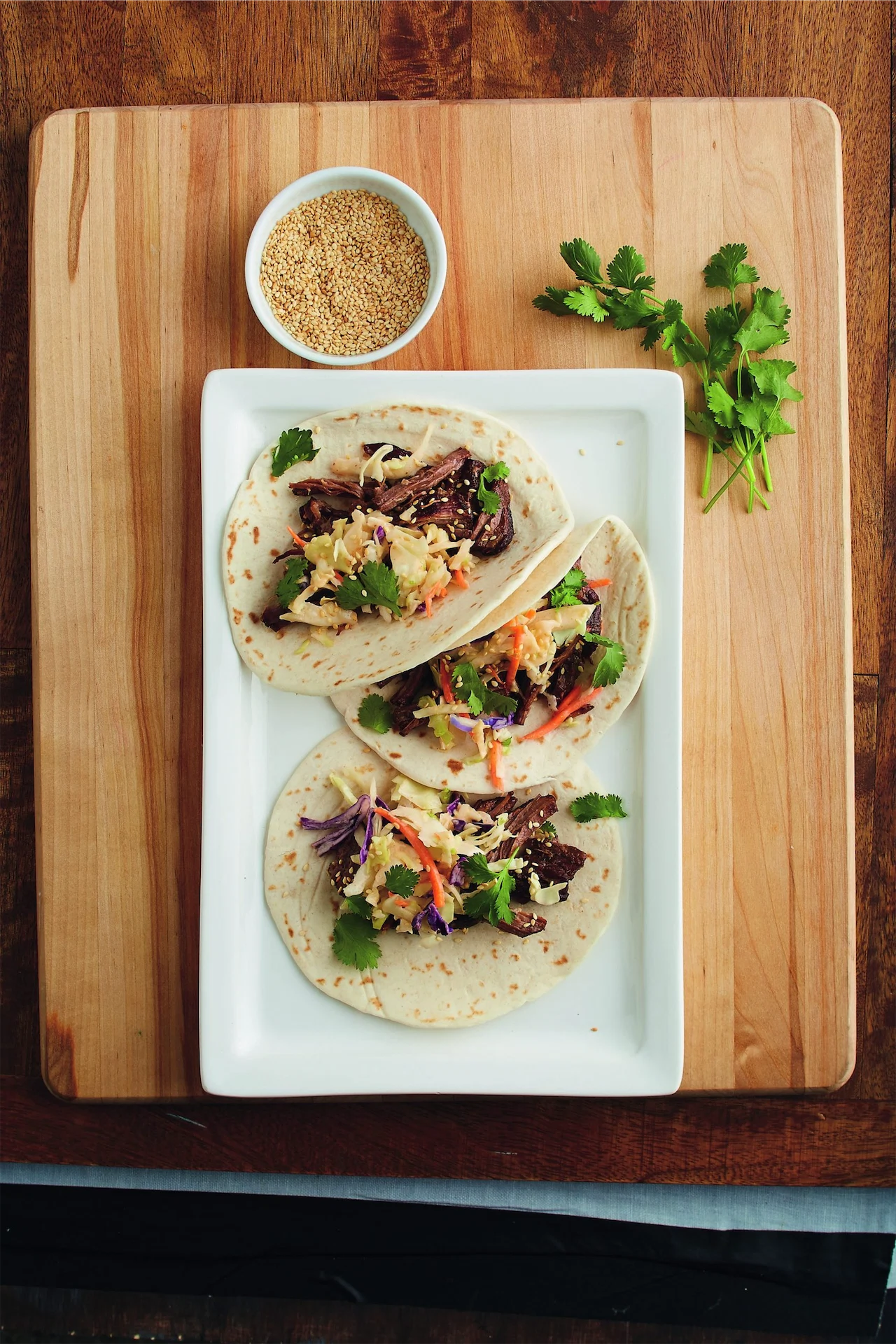 Instant Pot Korean Beef Tacos with Sriracha Slaw Instant Pot Korean Beef Tacos with Sriracha Slaw
