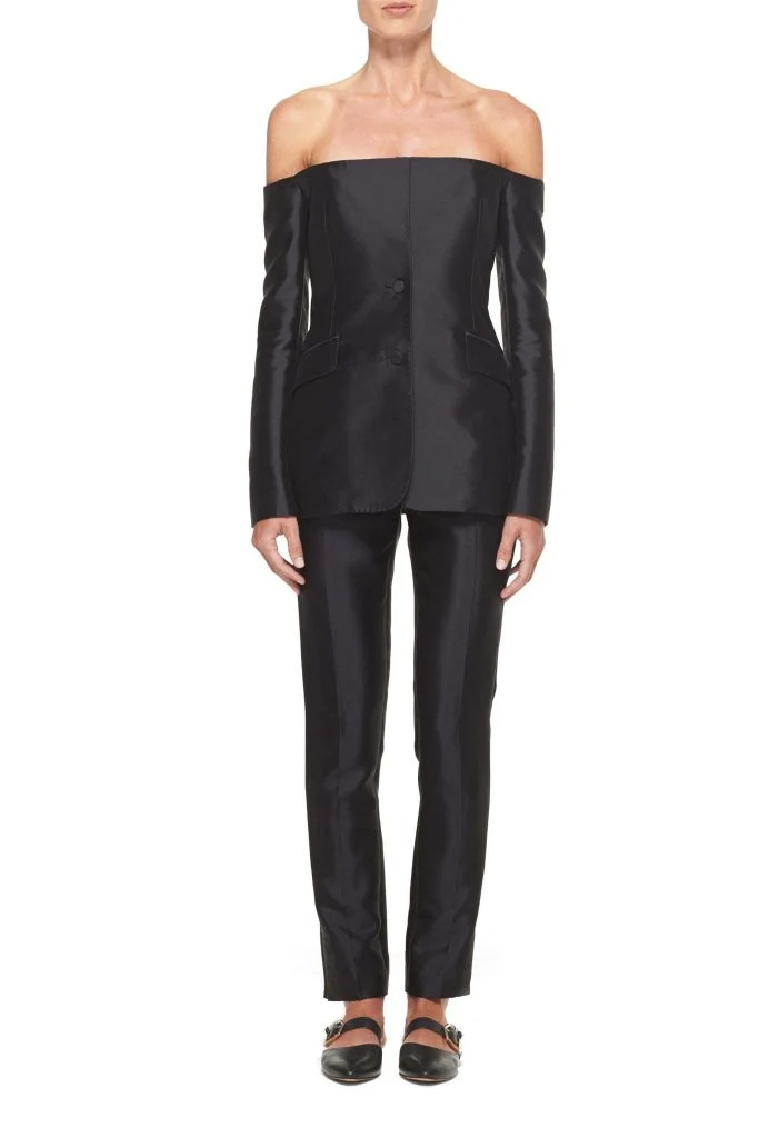 Dorothea blazer, €1691.18. Masto pant, €843.47, at gabrielahearst.com