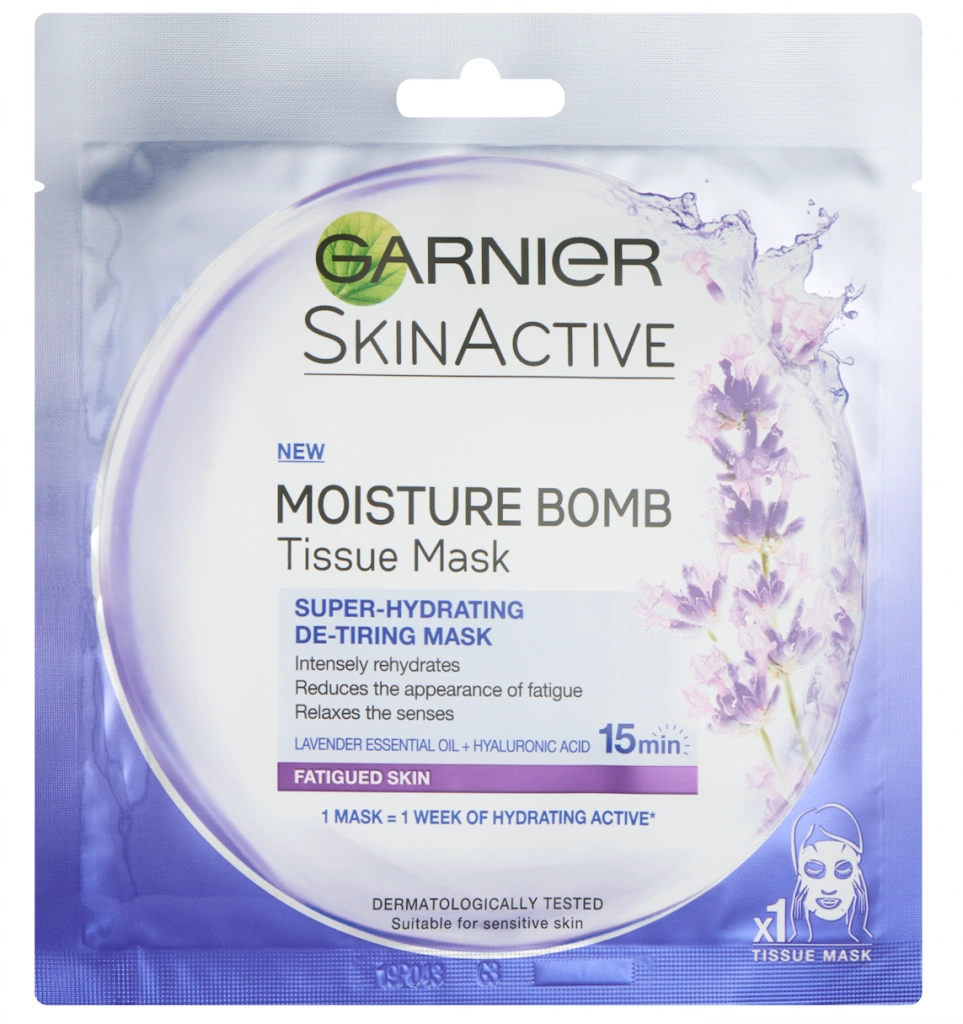 Garnier Moisture bomb tissue mask lavender