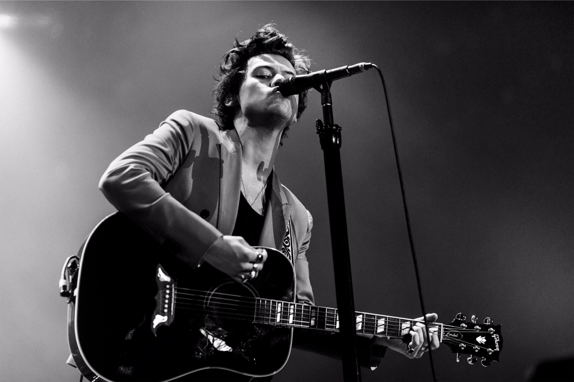 Super Stylin’: Sheepish fortysomething gatecrashes a Harry Styles concert