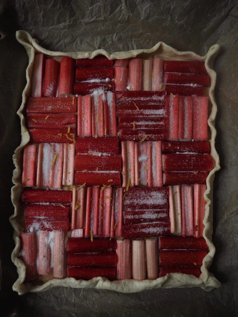 rhubarb tart recipe
