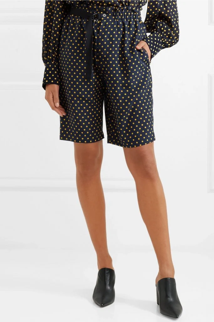 Luis polka-dot silk-georgette shorts by Joseph, €297 at net-a-porter.com