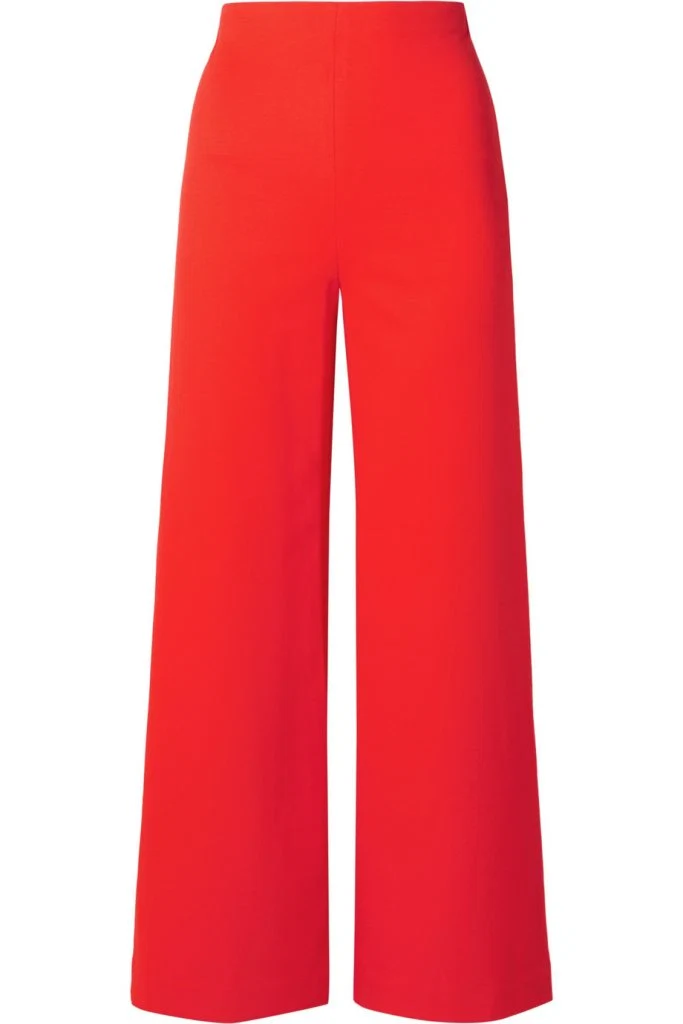 Cropped stretch-cady wide-leg pants by Rosetta Getty, €813 at net-a-porter.com