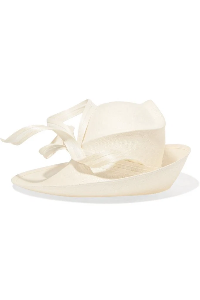Script Crown straw hat, €908 at Philip Treacy