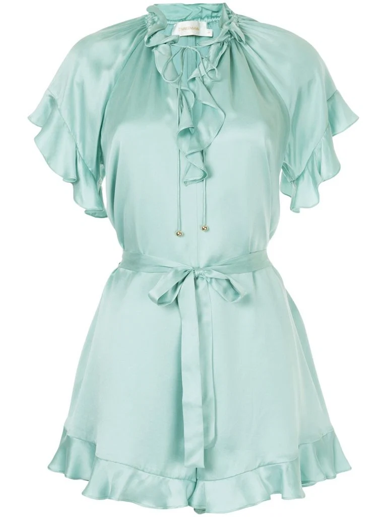 Ruffled playsuit by Zimmerman, €530 at farfetch.com