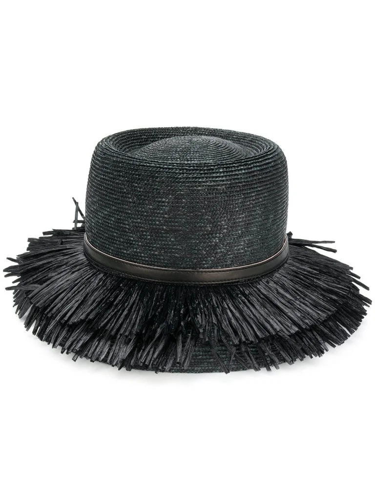 fringe brim hat by Ermanno Scervino, €271 at farfetch.com