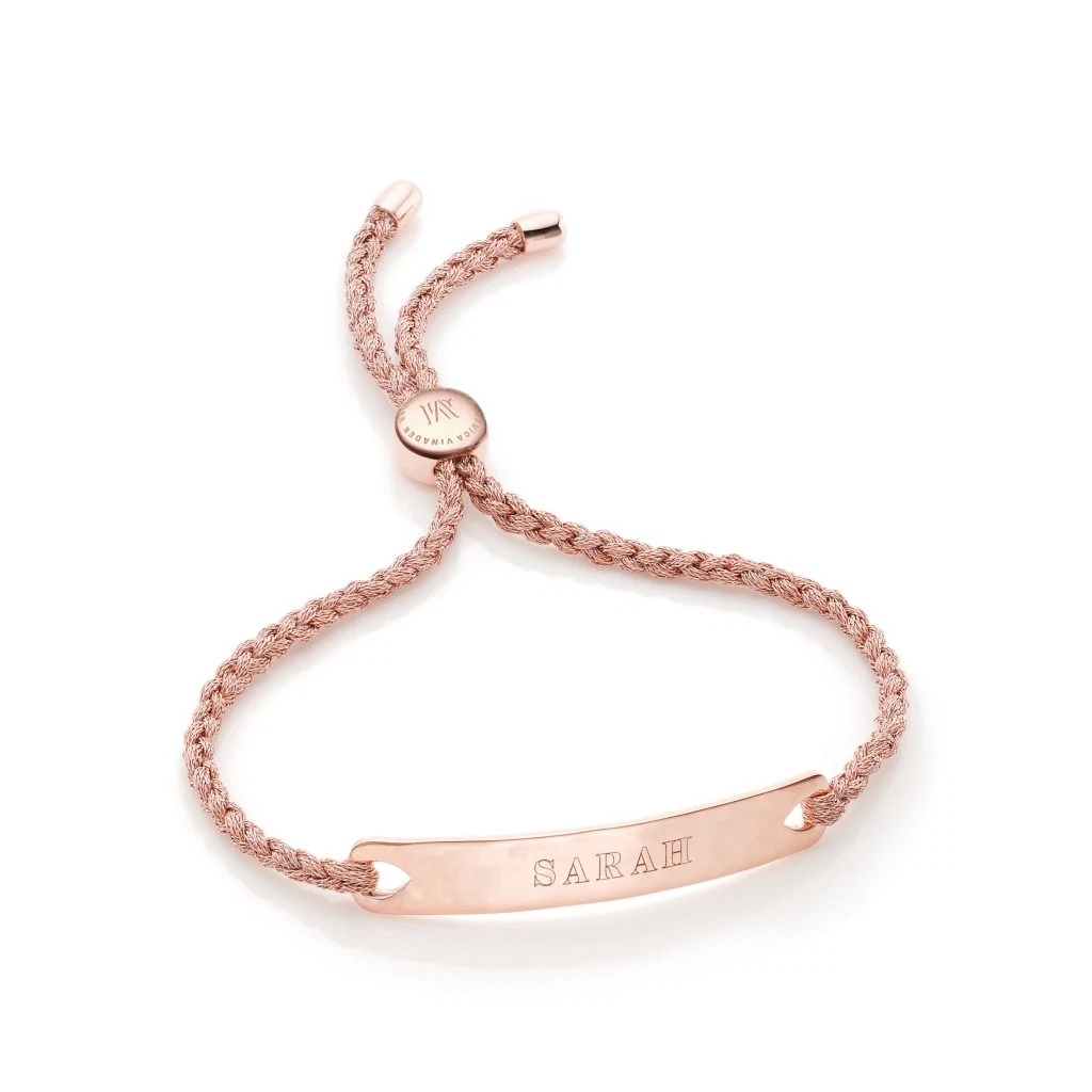 Monica Vinader Personalised Friendship Bracelet, €150
