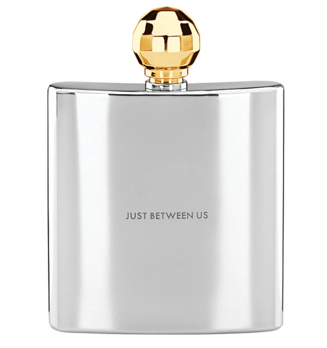 Kate Spade Gold Faceted Flask
