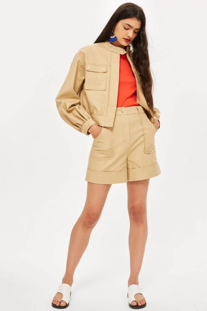 Utility shorts, €44 at topshop.com
