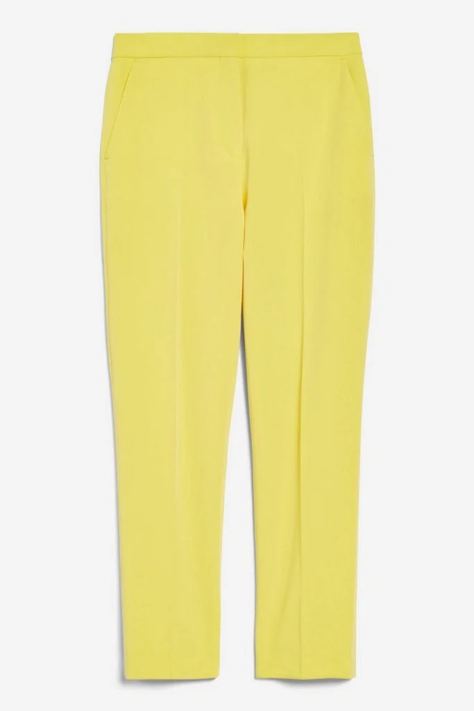 Yellow suit trousers, €42 at topshop.com