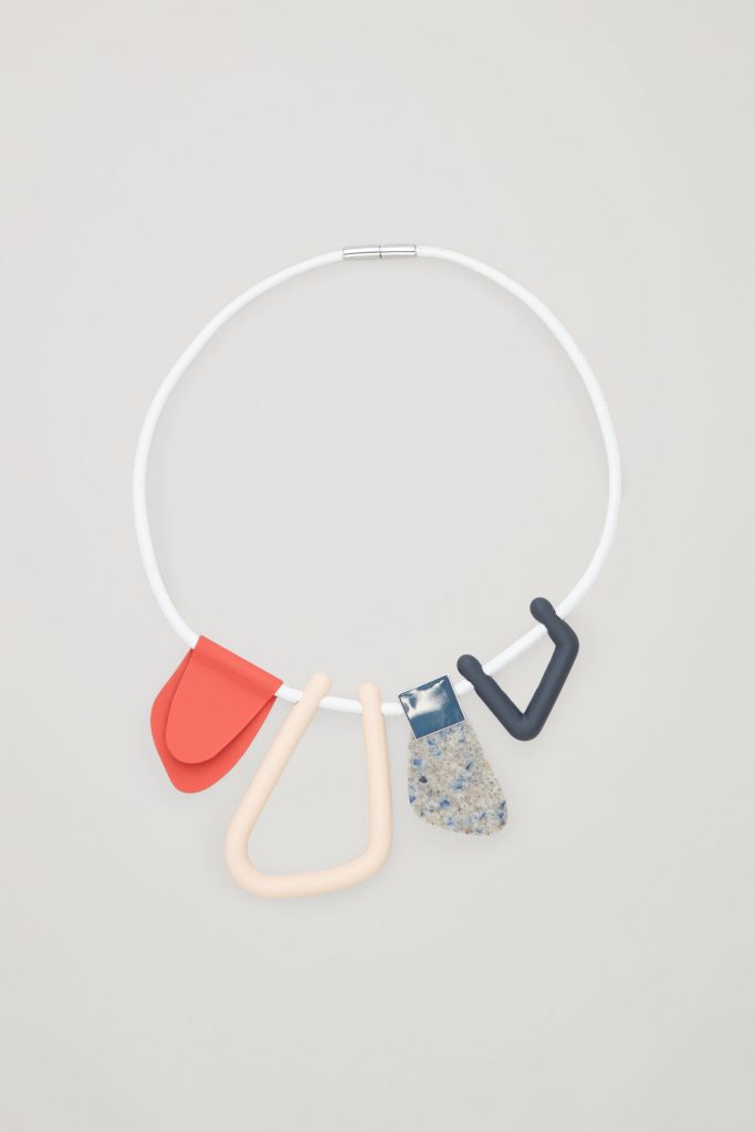 Abstract-shape leather necklace, €49 at cosstores.com