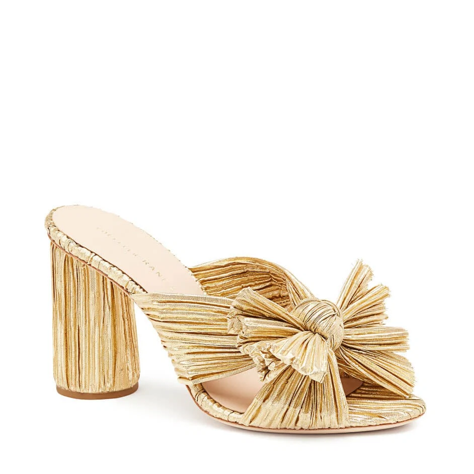 Penny pleated knot sandals, €334.91 at loefflerrandall.com