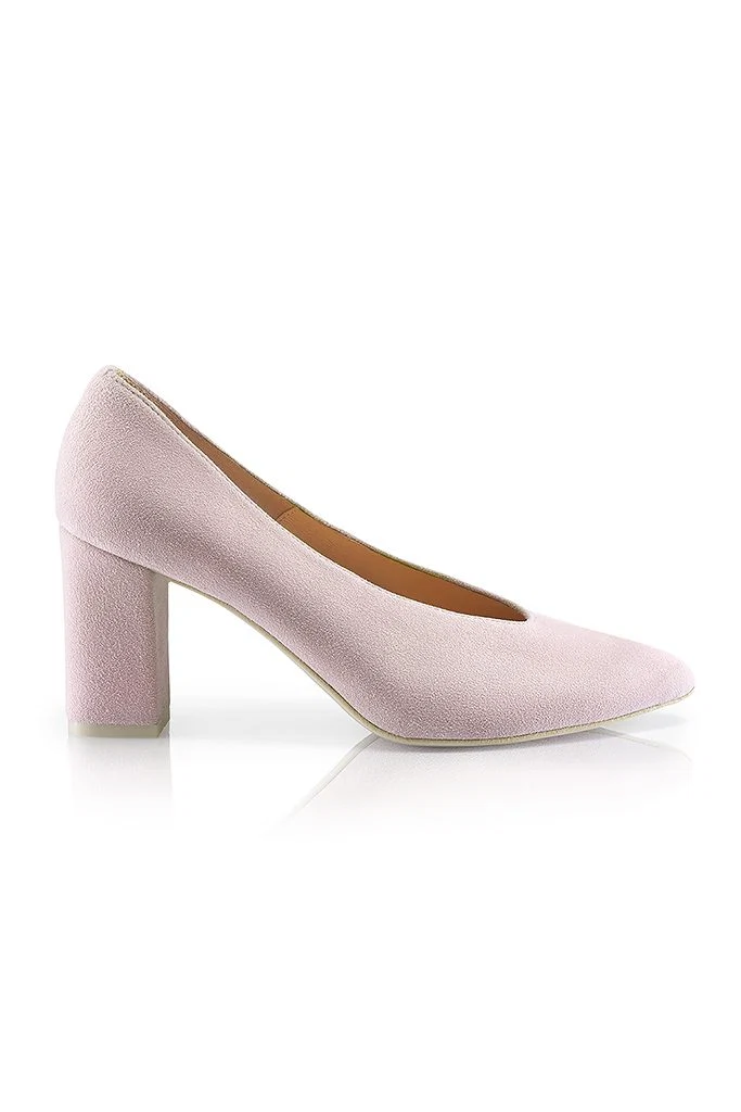 Jolly powder pink court shoe, €91.19 at monkakaminska.com