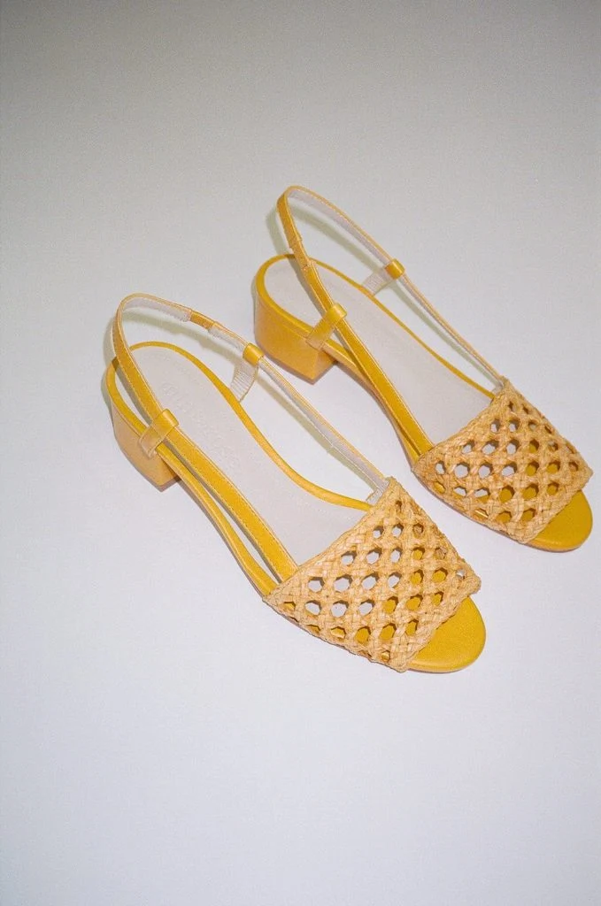 Romy Trenzado slingbacks in tangerine, €194.36 at lisasaysgah.com