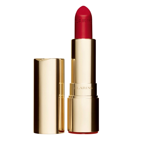 Clarins red lipstick