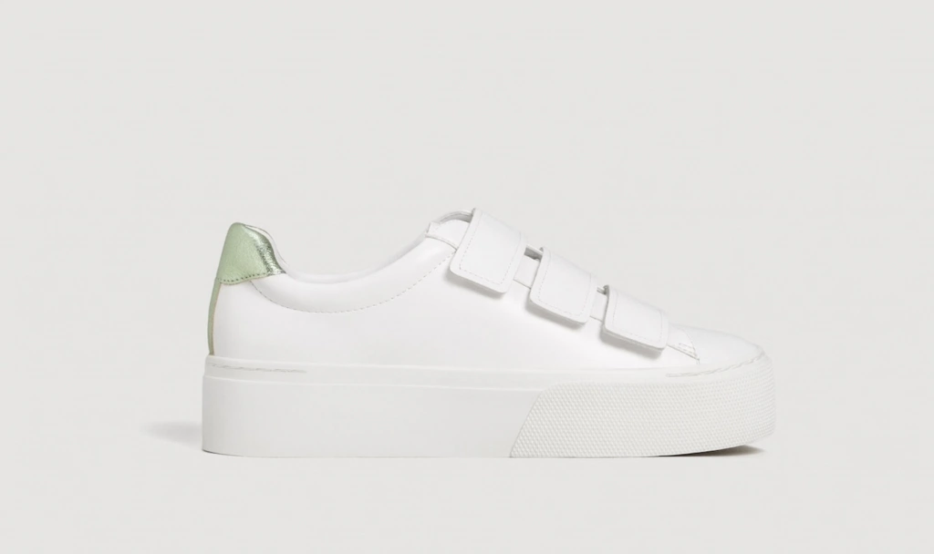 Platform velcro fastening sneakers, €39.95 at mango.com