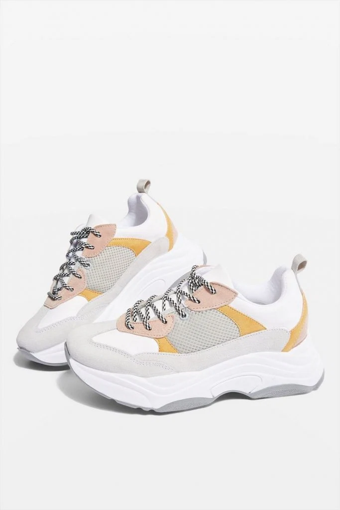 Ciara chunky trainers, €42 at topshop.com