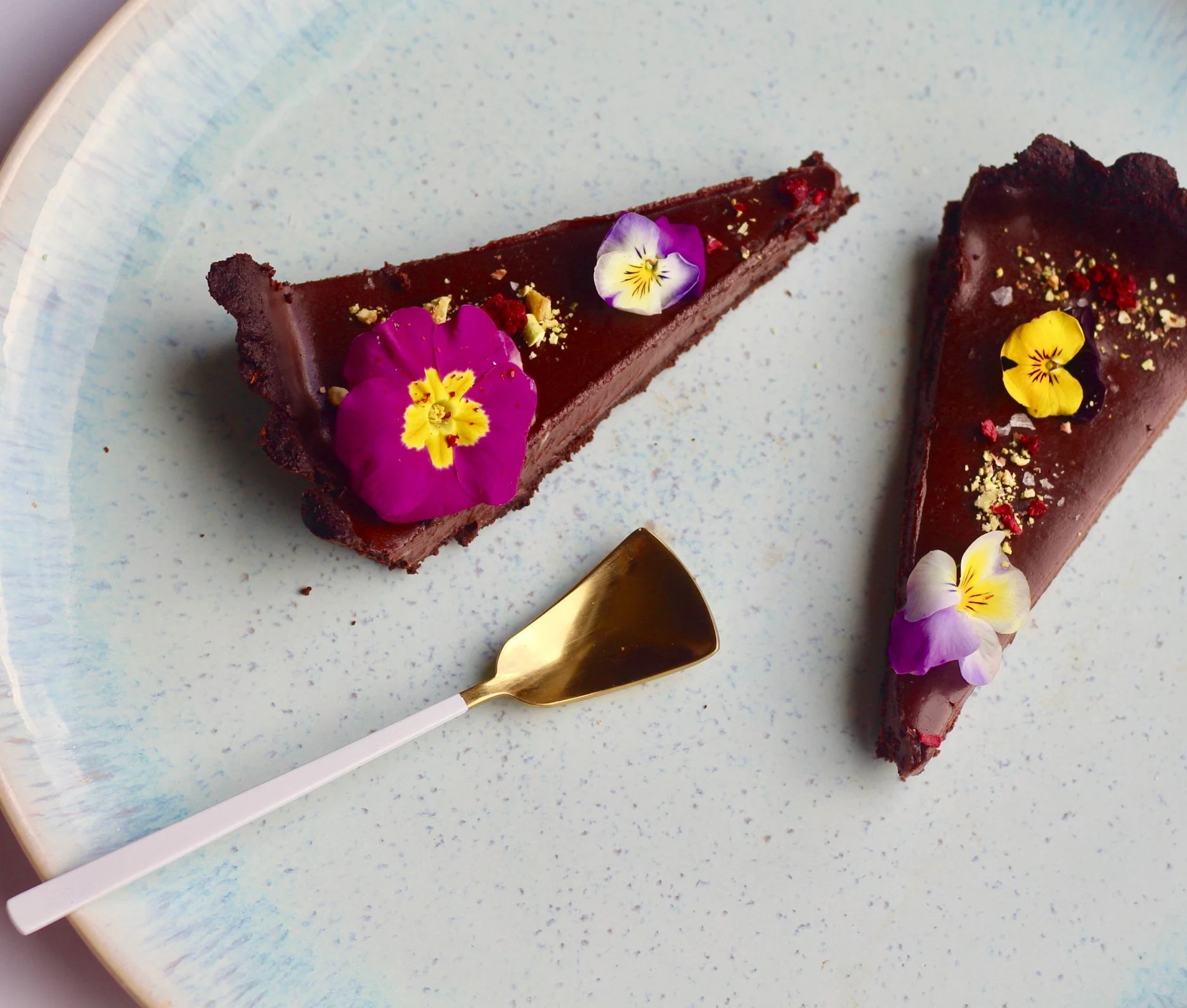 This chocolate tart is everything we want this summer