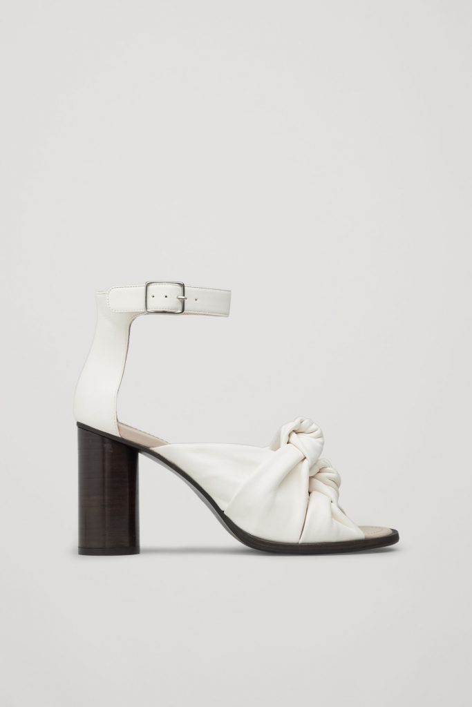 Knot-front leather sandals, €150 at cosstores.com