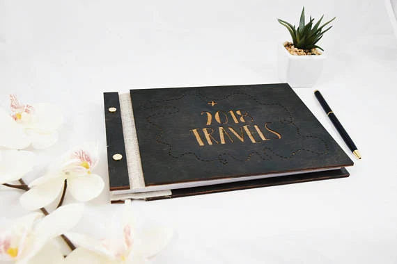 Our travels personalised album, €22.15 at etsy.com