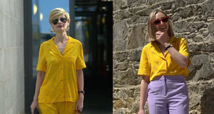 20s versus 40s: packing a punch with a burst of yellow