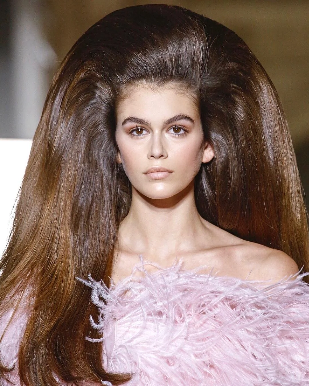 Did you see Kaia Gerber’s massive hair moment at Valentino?