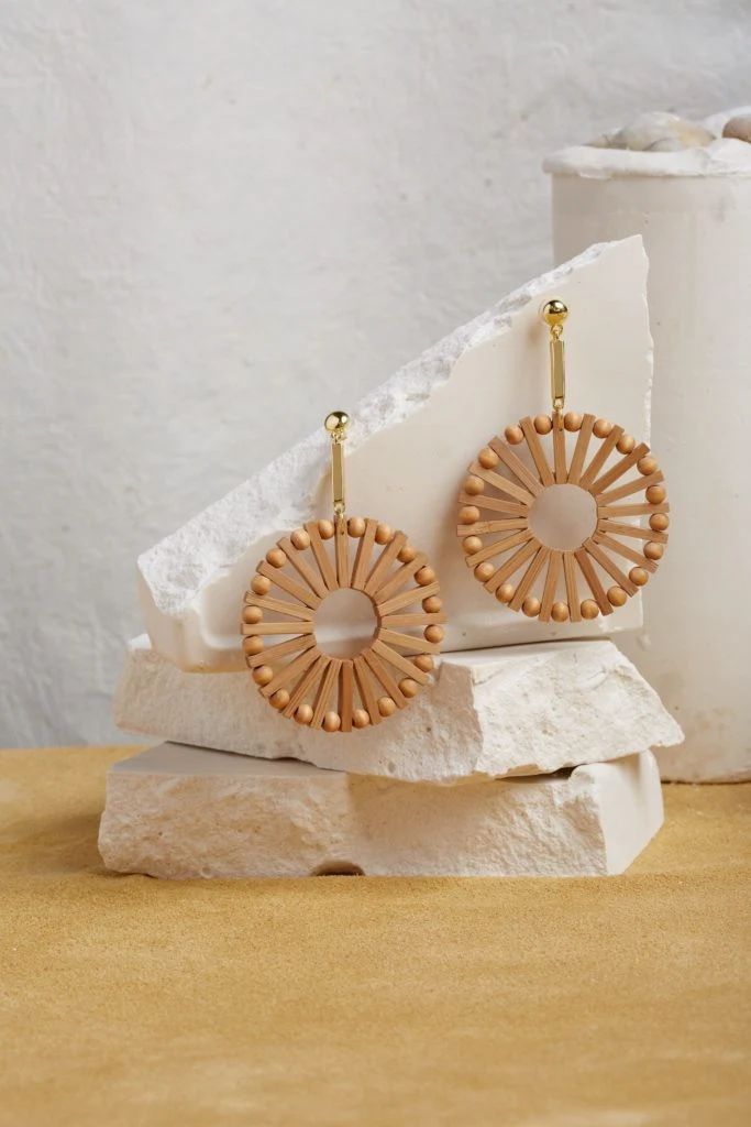 Eva earring in natural wood, €109.18 at cultgaia.com