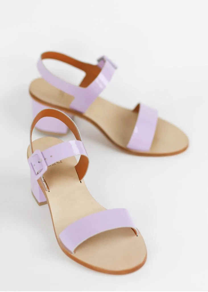 Altea Lila patent sandal, €211.58 at loq.us