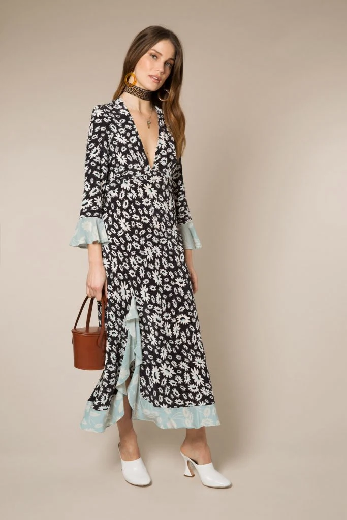 Long sleeved midi dress, €346.28 at rixolondon.co.uk