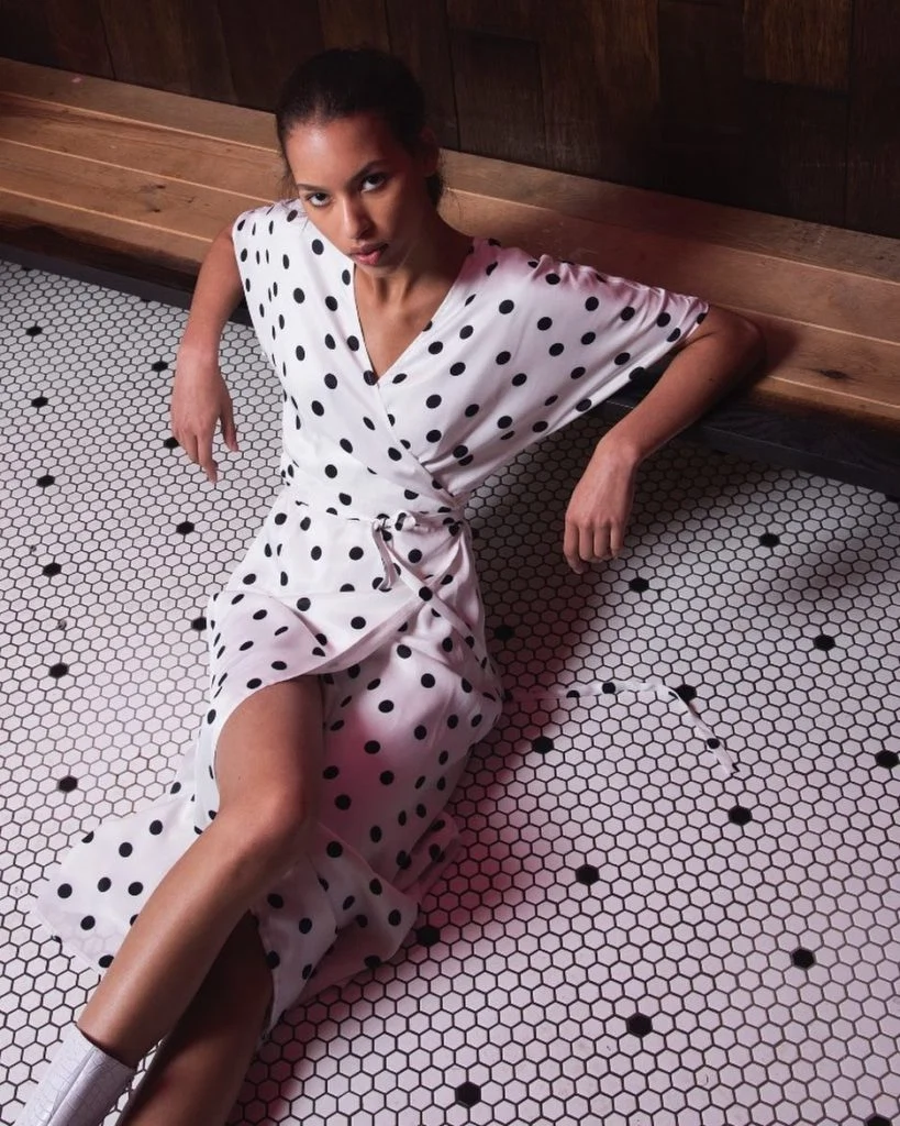 Gestuz Elsie wrap dress, €179.95 at gestuz.com