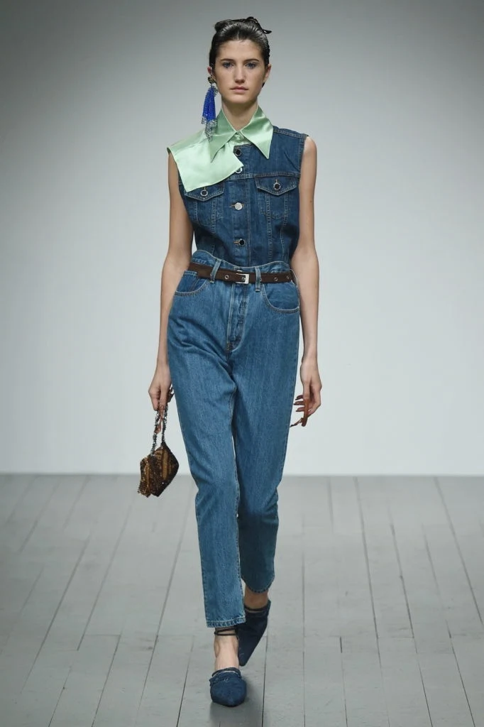 Faustine Steinmetz, AW18. Photograph: Jason Lloyd Evans