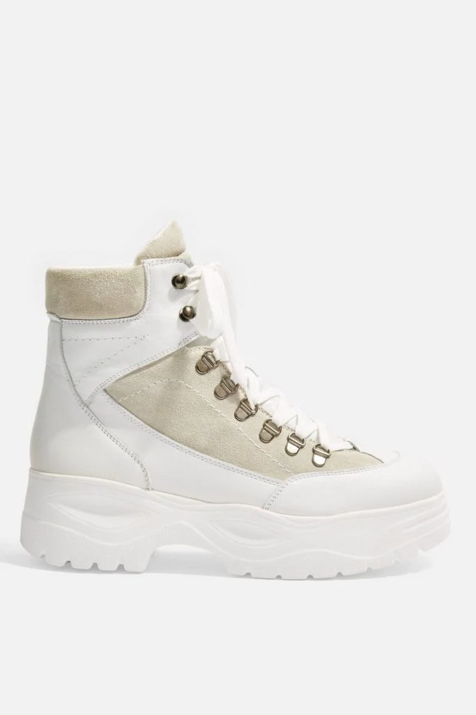 Ants hiker boots, €110 at topshop.com