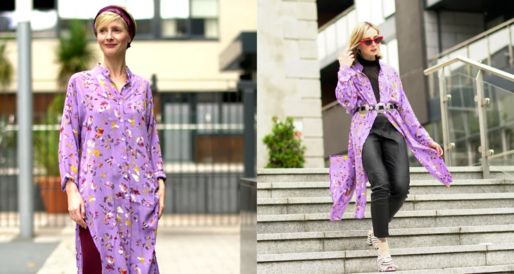 Styled by a 20-year-old and a 40-year-old: The two-way shirtdress