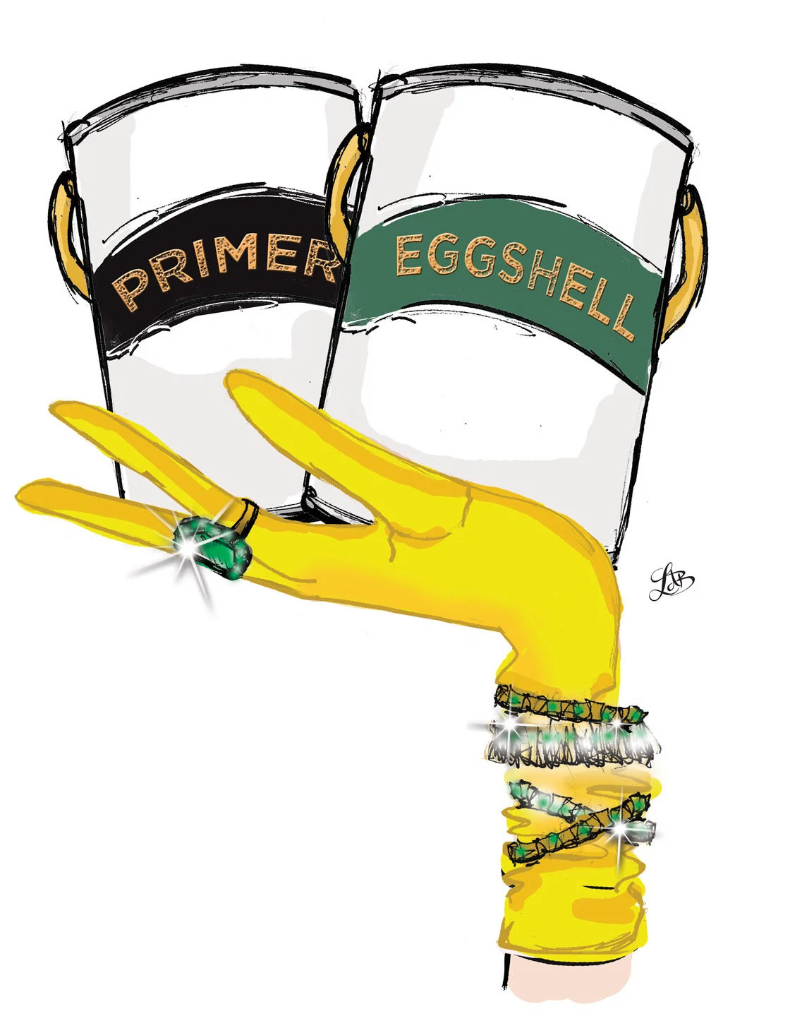 laura de barra illustration primer eggshell