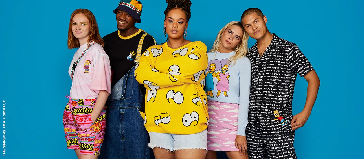 The new ASOS x Simpsons collab is the ultimate in 90’s nostalgia