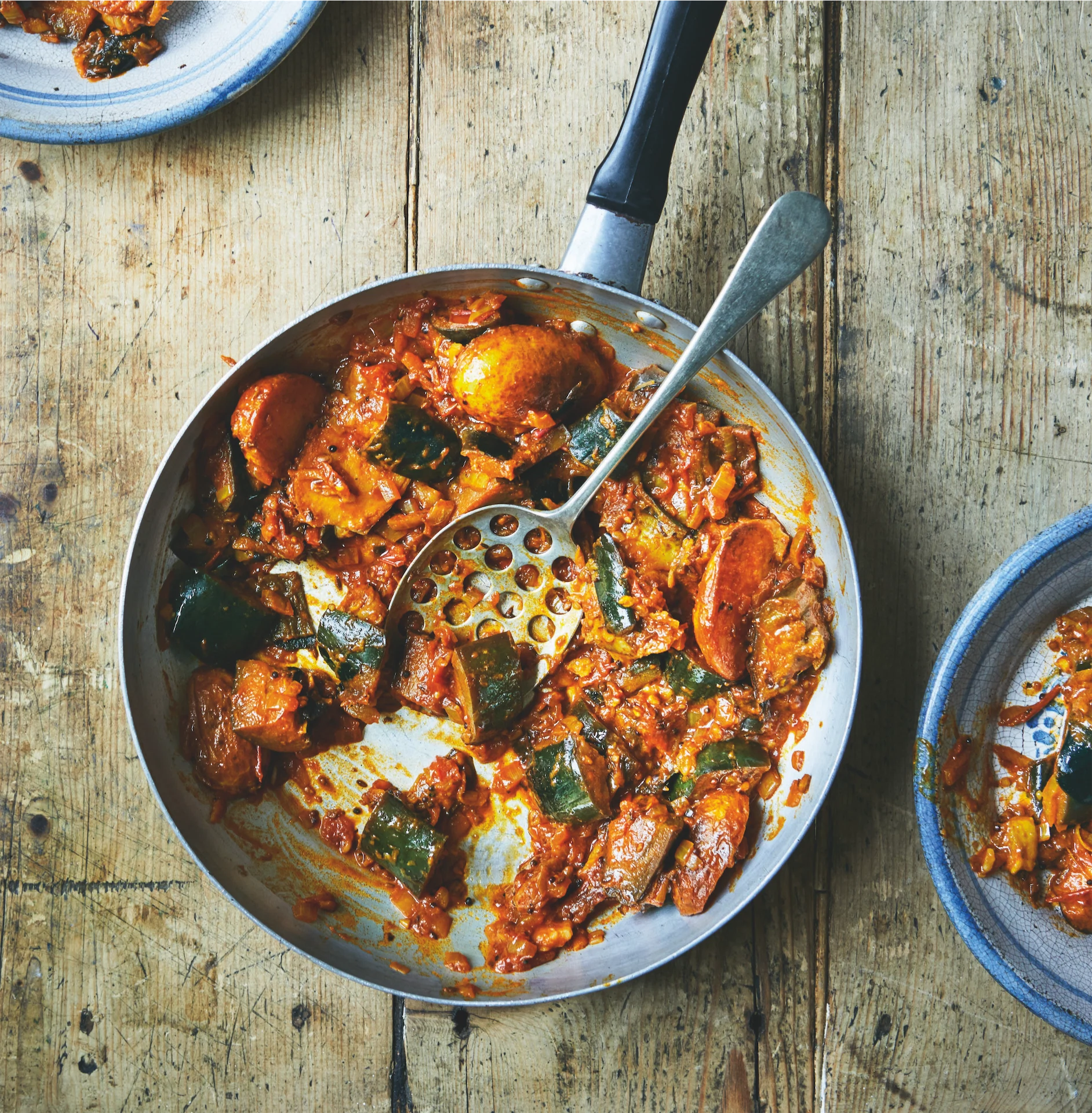 Tasty aubergine masala makes a warming mid-week meal
