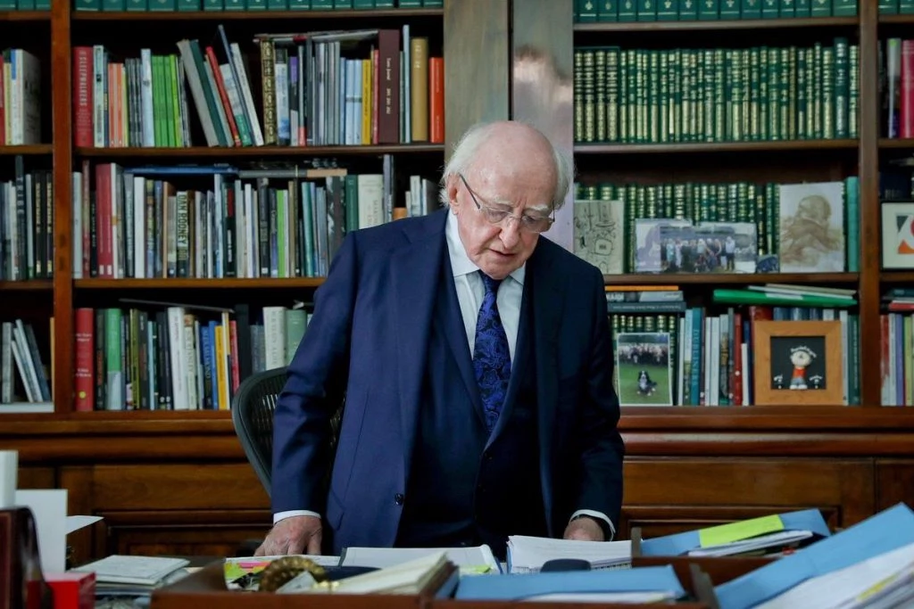 President Michael D Higgins - eighth amendment