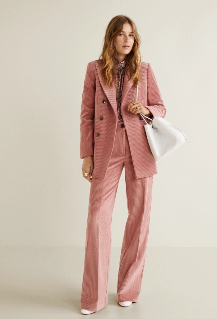 Corduroy structured blazer, €89.99 at mango.com