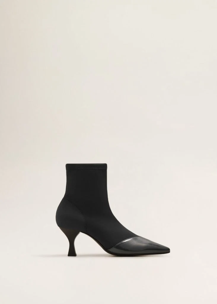 Patent sock boots, €49.99 at mango.com