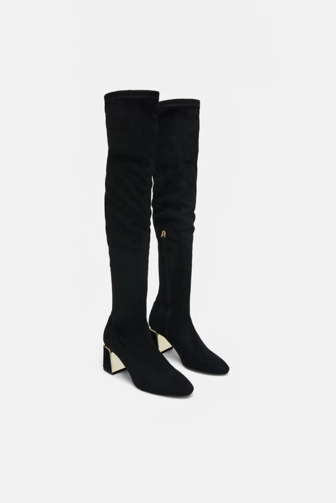 Over the knee high-heel boot, €59.95 at zara.com