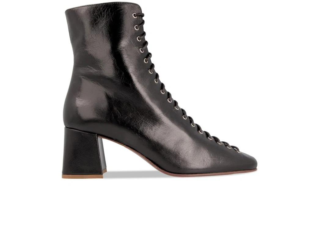 Becca black leather boot, €465 at byfarshoes.com