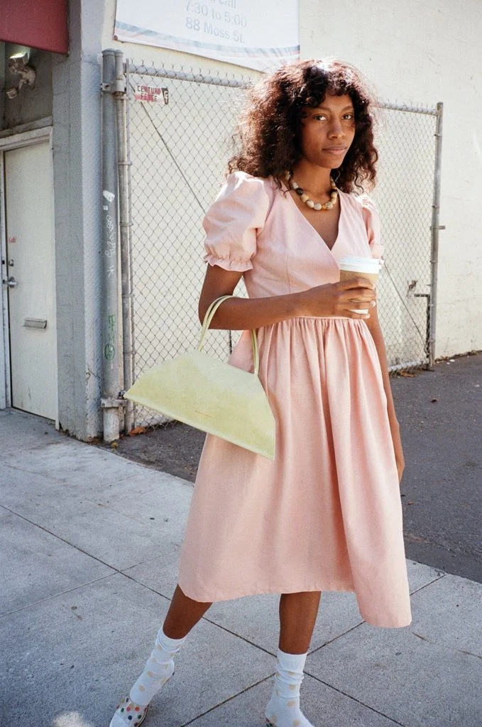 Topanga midi dress in rose linen, €147.96 at lisasaysgah.com